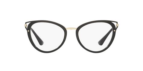 prada pr53uv|Prada PR 53UV 1AB1O1 Eyeglasses in Black .